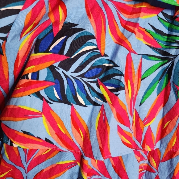 NWT Tabitha Brown × Target Pull On Tiered Vibrant Tropical Floral Midi Skirt XXS - Picture 14 of 14